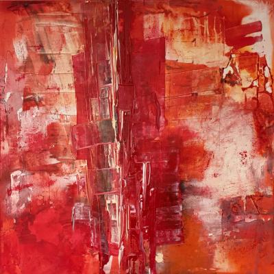 Werk 21 Acryl auf Leinwwand 80x80cm