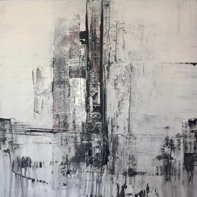 Werk 10 Acryl auf Leinwand 80x80cm