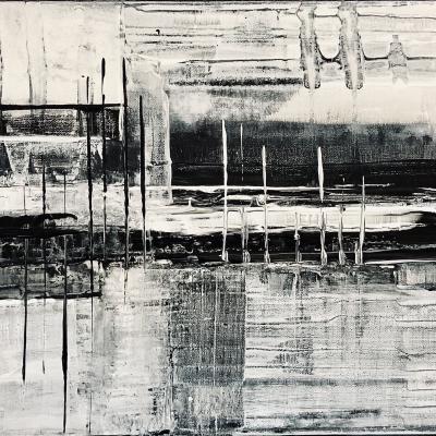 Werk 34 Acryl auf Leinwand 30x60cm